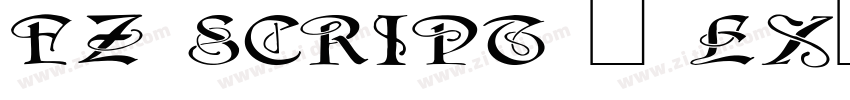 FZ SCRIPT 1 EX字体转换